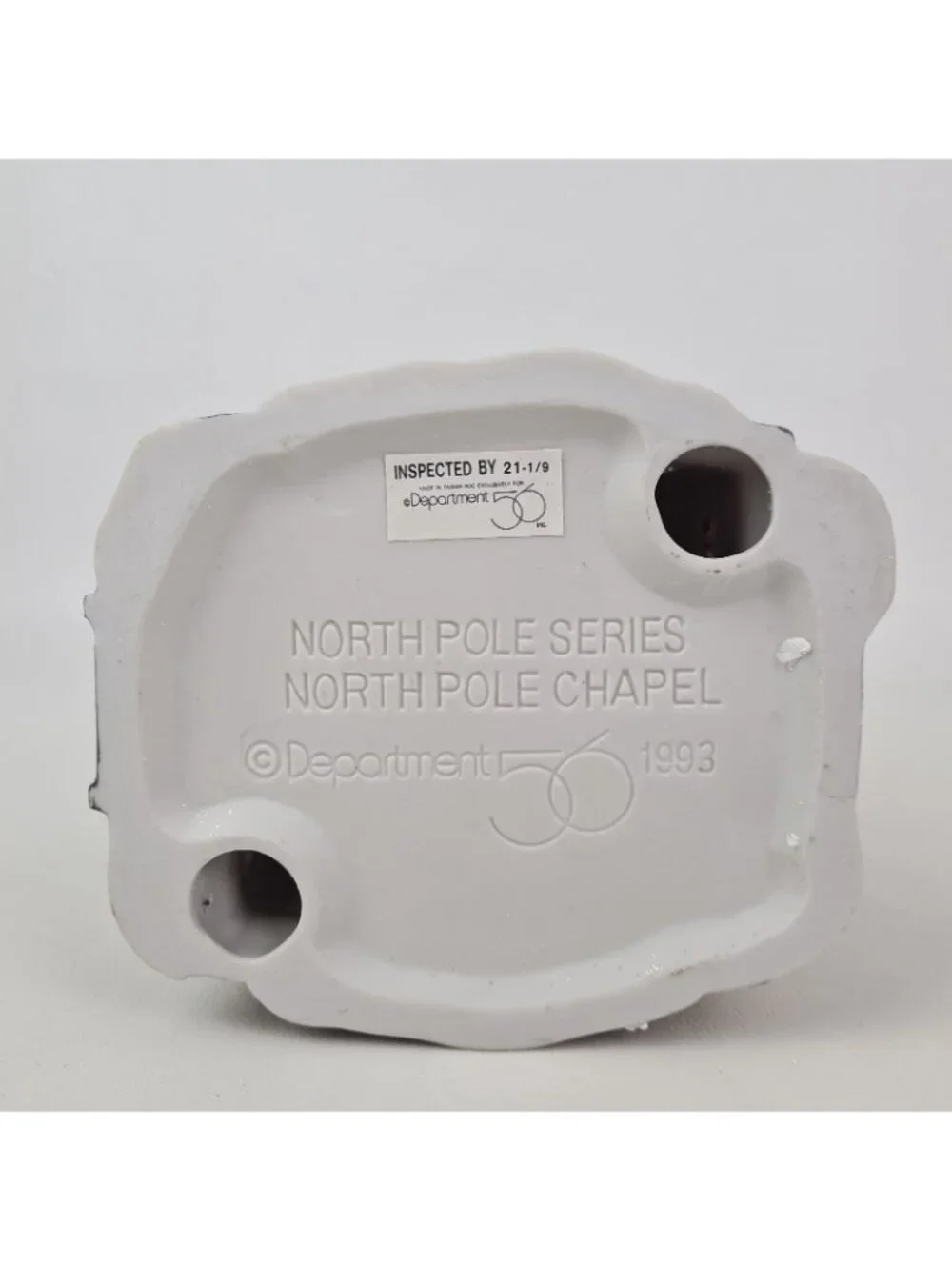 Department 56 North Pole Chapel 5626-0 North Pole Series Handpainted Porcelain